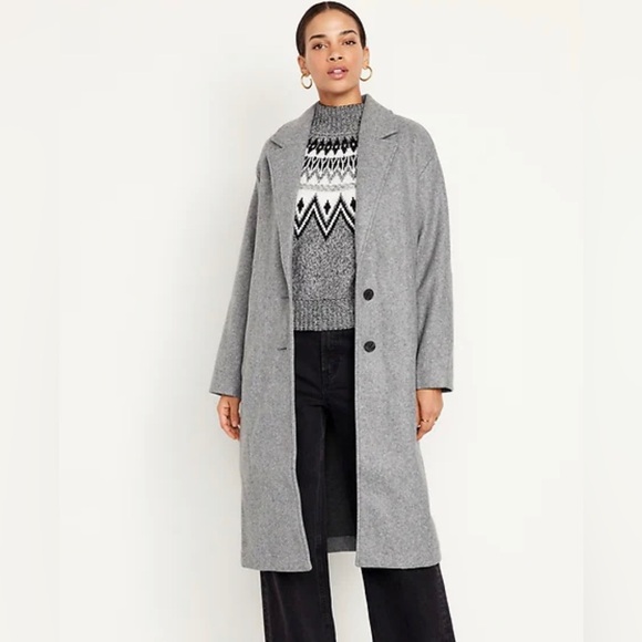 Soft brushed overcoat. - Picture 1 of 4